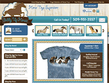 Tablet Screenshot of horsetoyssuperstore.com